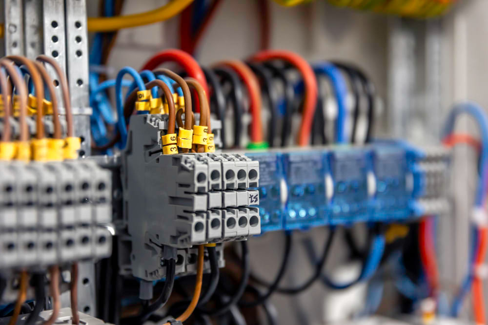 Panel de control PLC Siemens en entorno industrial