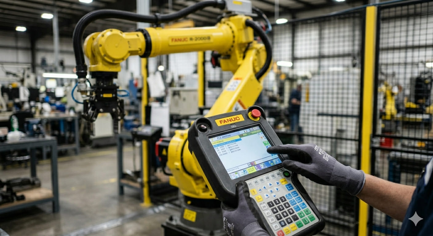 Brazo robótico KUKA en línea de fabricación automotriz